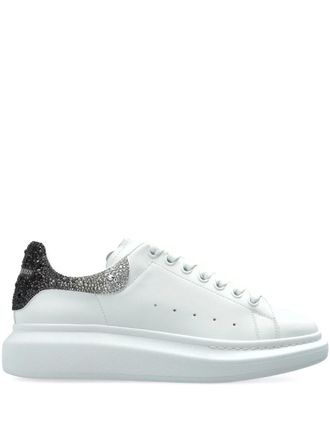Alexander McQueen embellished-heel sneakers - Wit