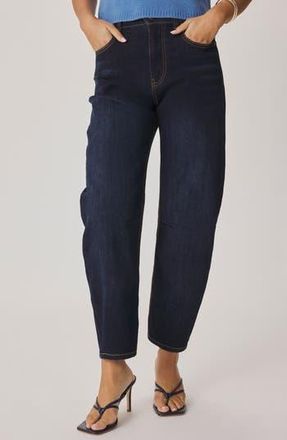 Splendid Ankle Barrel Leg Jeans in Dark Rinse Blue at Nordstrom Rack, Size Medium
