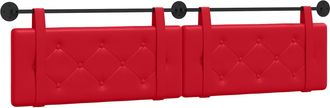 vidaXL Cabecero Colgante Rojo Cuero Sint&eacute;tico Vidaxl