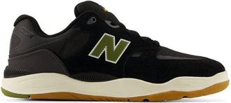 New Balance Hombre NB Numeric Tiago Lemos 1010 en Negro/Verde, Gamuza/Malla, Talla 41.5