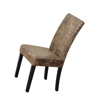 OEM Funda El&aacute;stica Y Duradera De Imitaci&oacute;n De Poliuretano Para Silla - Marr&oacute;n Oscuro