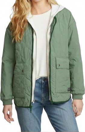 Eddie Bauer Wren Full Zip Insulated Polyfill Jacket - Plus In Capers Green