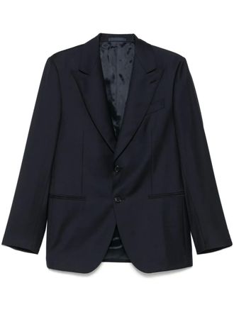 Caruso wool blazer - Blue