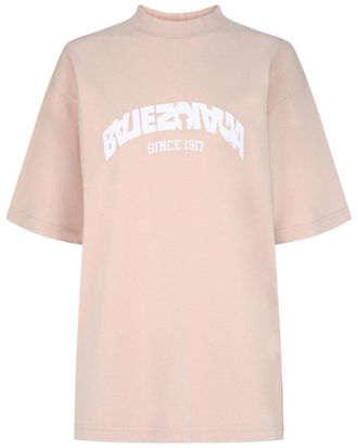 Balenciaga Backflip Embroidered Logo T-Shirt