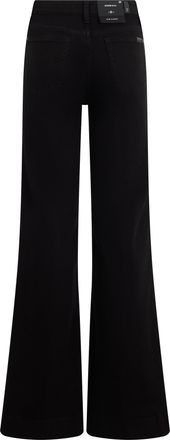 7 For All Mankind Womens Bell-Bottom Jeans Soho Night Cotton Flared