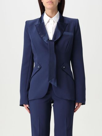 アウターその他 ELISABETTA FRANCHI Woman Blazer Indigo GI073 828 ELISABETTA FRANCHI: Blazer woman - Indigo | Elisabetta