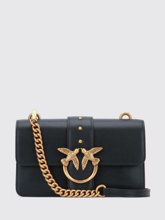 Pinko Mini borsa a tracolla Love Bag One in pelle con borchie e logo