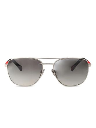 Prada Occhiali da sole in metallo - Nero