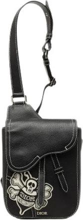 Dior Pre-owned Crossbody Bag - Dames - Vintage Schoudertas - Zwart - ONE Size - Leer - Vintage