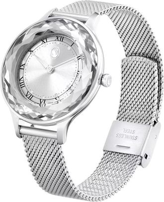Swarovski Horloge Vrouwen Octea Nova Zilver Roestvrij Staal 5650039 - Dames - Horloges - Grijs - ONE Size - Accessoires
