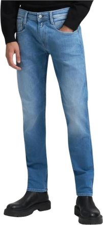 Replay Anbass Slim-fit Jeans - Heren - Slim Fit Jeans - Blauw - W36 - Katoen - Jeans