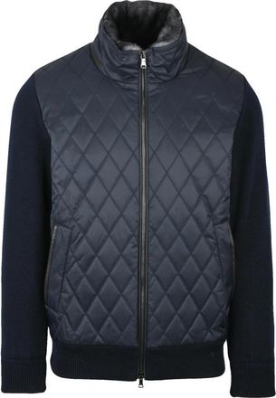 Paul & Shark Giubbottino in maglia - Heren - Winterjassen - Blauw - S - Jassen