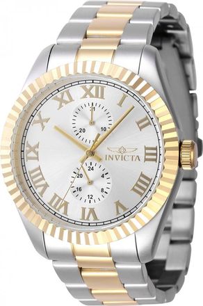 Invicta Specialty GMT Quartz Silver Dial Mens Watch 47426