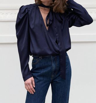 Secular Helena Long Sleeve Shirt In Navy