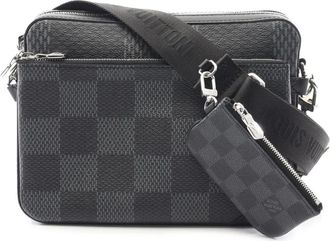 Louis Vuitton 2010-2025 Damier Graphite Trio Messenger crossbody bag - Black
