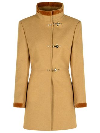 Fay Beige Wool Blend Coat