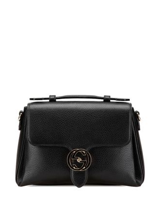 Gucci 2000-2015 Small Dollar Calf Interlocking G satchel - Black