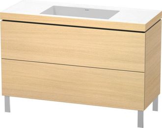 Duravit Lavamanos Duravit L-cube Con Base De Pie, 120x48 Cm, 2