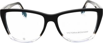 Victoria Beckham VB2664 Rectangular Acetate Eyeglasses - Black