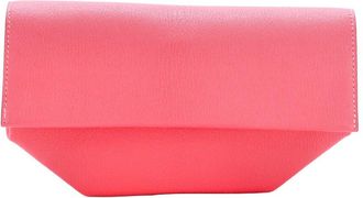 Herm&egrave;s Pink Sheep Leather Opli Clutch (Authentic Pre-Loved)