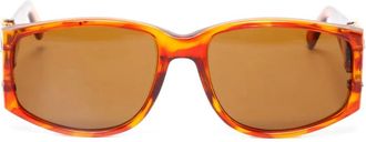 Chanel Occhiali da sole geometrici CC 1990-2000 - Marrone