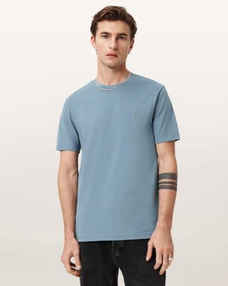 AllSaints Brace Brushed Cotton Crew Neck T-Shirt