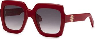 Roberto Cavalli Src 108 09Ez Zonnebril - Dames - Zonnebrillen - Rood - 52 MM - Accessoires