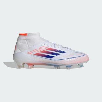 adidas adidas Performance Womens F50 Elite Mid-Cut Firm Ground Boots - Off-White - Size UK 4.5