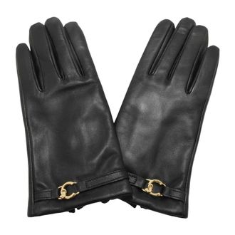 Coccinelle Gloves, female, Black, Size: M C-Me Touch Leather Gloves