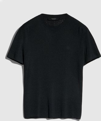 Gucci Technical Knit Fabric T-shirt, Size XXXL, Black, Ready-to-wear