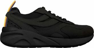 K-Way Training 3.0 Laces Sneakers - Heren - Sneakers - Zwart - 41 EU - Leer - Schoenen