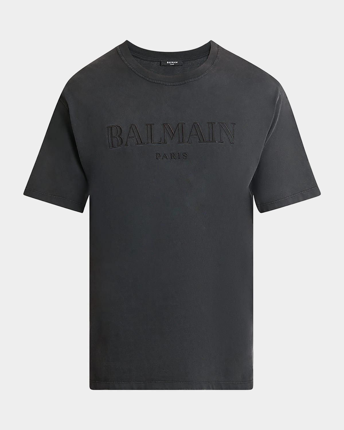 希少【BALMAIN】バルマン ヤシの木 Tシャツ BALMAIN バルマン Tシャツ・カットソー L 白 【古着】