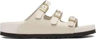 Birkenstock Florida - Dames - Sandalen - Wit - 41 EU - Leer - Schoenen