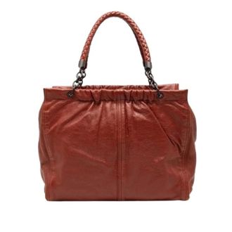 Bottega Veneta Pre-owned Handbags, female, Brown, Size: ONE SIZE Pre-owned Vintage Shoulder Bag