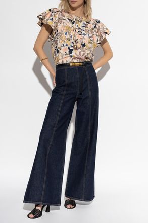 Ulla Johnson Jeans Noella, Womens, Navy Blue