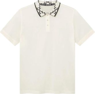 Karl Lagerfeld Klassiek poloshirt - Heren - Polos - Wit - L - Katoen - Tops