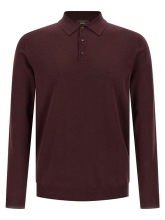 Zanone Virgin Wool Polo Shirt