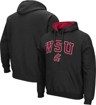 Colosseum Mens Colosseum Black Washington State Cougars Arch & Logo 3.0 Pullover Hoodie at Nordstrom, Size Medium