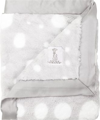 Little Giraffe Luxe Urchin Blanket in Silver at Nordstrom