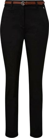 Comma Dames, Broeken, Zwart, Maat: 3XL Viscose