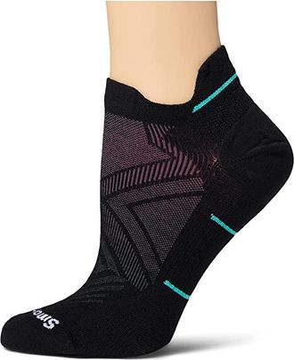 Smartwool Run Zero Cushion Low Ankle Womens Low Cut Socks Shoes Black : LG (Womens Shoe 10-12.5), Wool/Nylon/Mesh