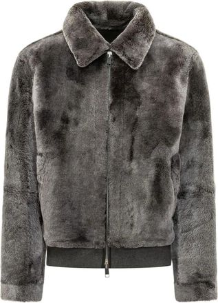 Yves Salomon Jas 64 cm - Heren - Jassen - Grijs - Maat: XL