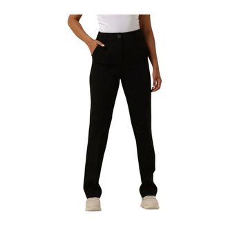 Modstr&ouml;m Broeken, Dames, Zwart, S, Polyester, Gale Straight Pants