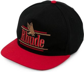 Rhude Logo-embroidered Eagle-motif Cap