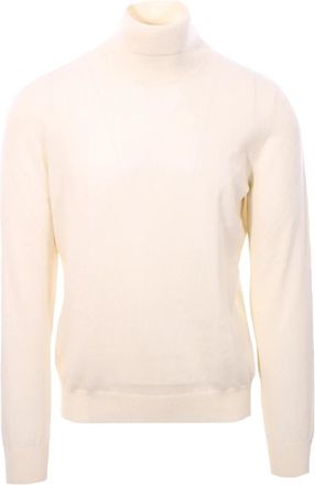 Gran Sasso Fietsen Stijlvol T-shirt - Heren - Coltruien - Beige - S - Truien & Vesten