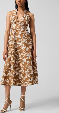 Max Mara Womens Dotted foliage maxi dress