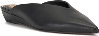 Vince Camuto Vinia Pointed Toe Wedge Mule in Black at Nordstrom, Size 5.5