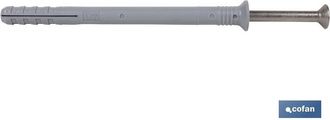 cofan Cofan - Taco Golpe Collarin Avellanado 6x40 Inox Caja 100 Unid