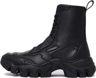 Rombaut Boccaccio II Enkellaars - Dames - Veterlaarzen - Zwart - 36 EU - Leer - Schoenen