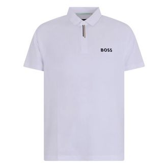 HUGO BOSS Hugo, Polo Shirts, male, White, Size: M Pl_Goc Paddytech Polo
